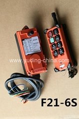 vhf and uhf frequency industrial Overhead Crane Radio Remote Control F21-6S