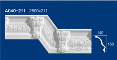 GRG  Gypsum line Plaster line Gypsum cornice Roman Column