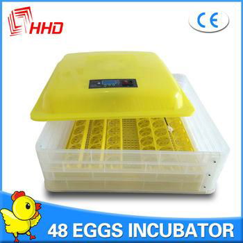 48 Egg Incubator Digital Auto Tuner Chicken Poultry Bird Quail Clear Hatcher 4