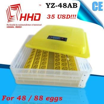 48 Egg Incubator Digital Auto Tuner Chicken Poultry Bird Quail Clear Hatcher 5