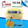 56 mini egg incubator fully automatic egg incubator great quality chicken egg in