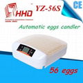 New type 56 chicken egg incubator hatcher yz-56s automatic egg incubator 56 eggs 3
