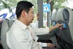 tour bus multi languages audio system