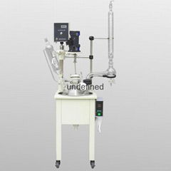 buy jacketed single layer glass reactor from laboratory equipment manufacturer 