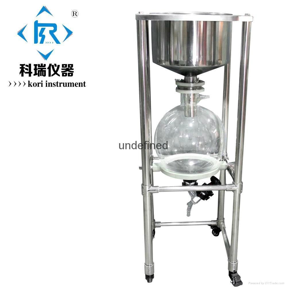 10L,20L,30L,50L Lab Glass vacuum filter with Buchner funnel with Vacuum Pump