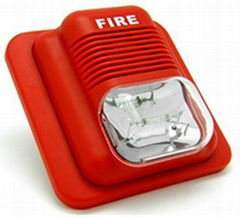 fire alarm piezo sounder siren with highly resistant housing