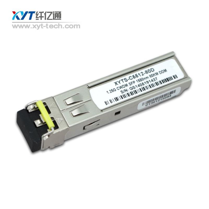 40km LC Connector DDM 1.25Gbs 1310nm Single mode SFP Transceiver