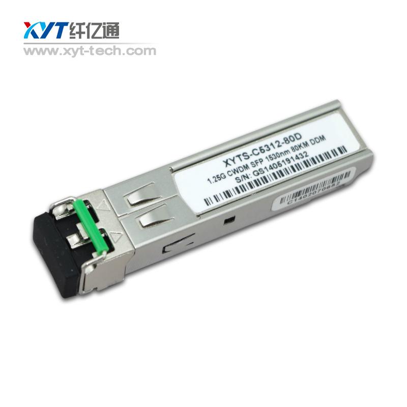 40km LC Connector DDM 1.25Gbs 1310nm Single mode SFP Transceiver 3