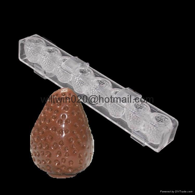 custom golf sphere shaped plastic polycarbonate chocolate mold manufacturer 