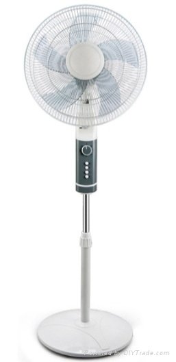 Mast 16'' stand fan with timer