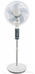 Mast 16'' stand fan with timer