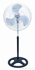 high speed powerful Oscillation stand fan with  3 Iron Blades made in china