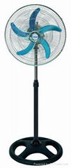 hot sale new model low energy stand fan with 5 Aluminum Blades made in China 