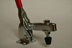 Vertical toggle clamps