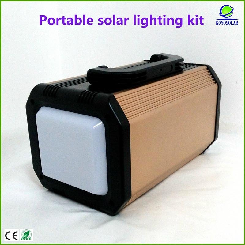 mini portable solar battery with led light 2