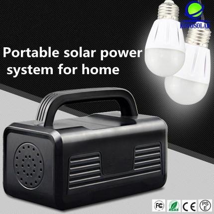 Portable big capacity solar dc lighting system with USB   2