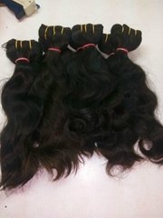 Wavy Indian Hair Weft Extension