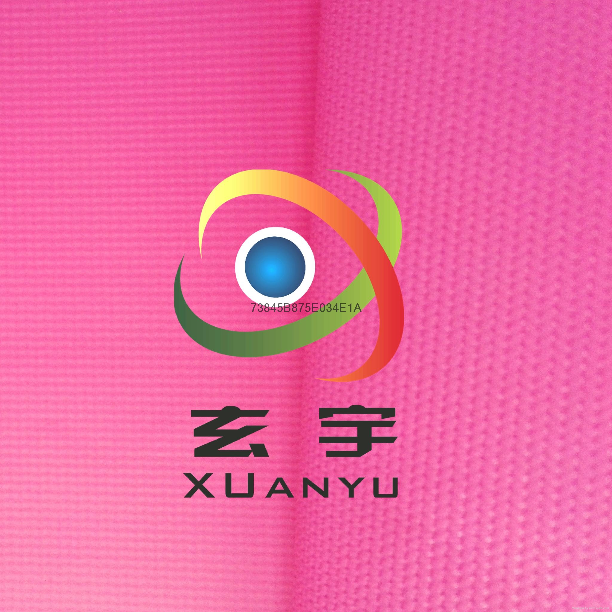 浙江工廠生產2.1米寬50米卷長PVC塗層夾網布 4