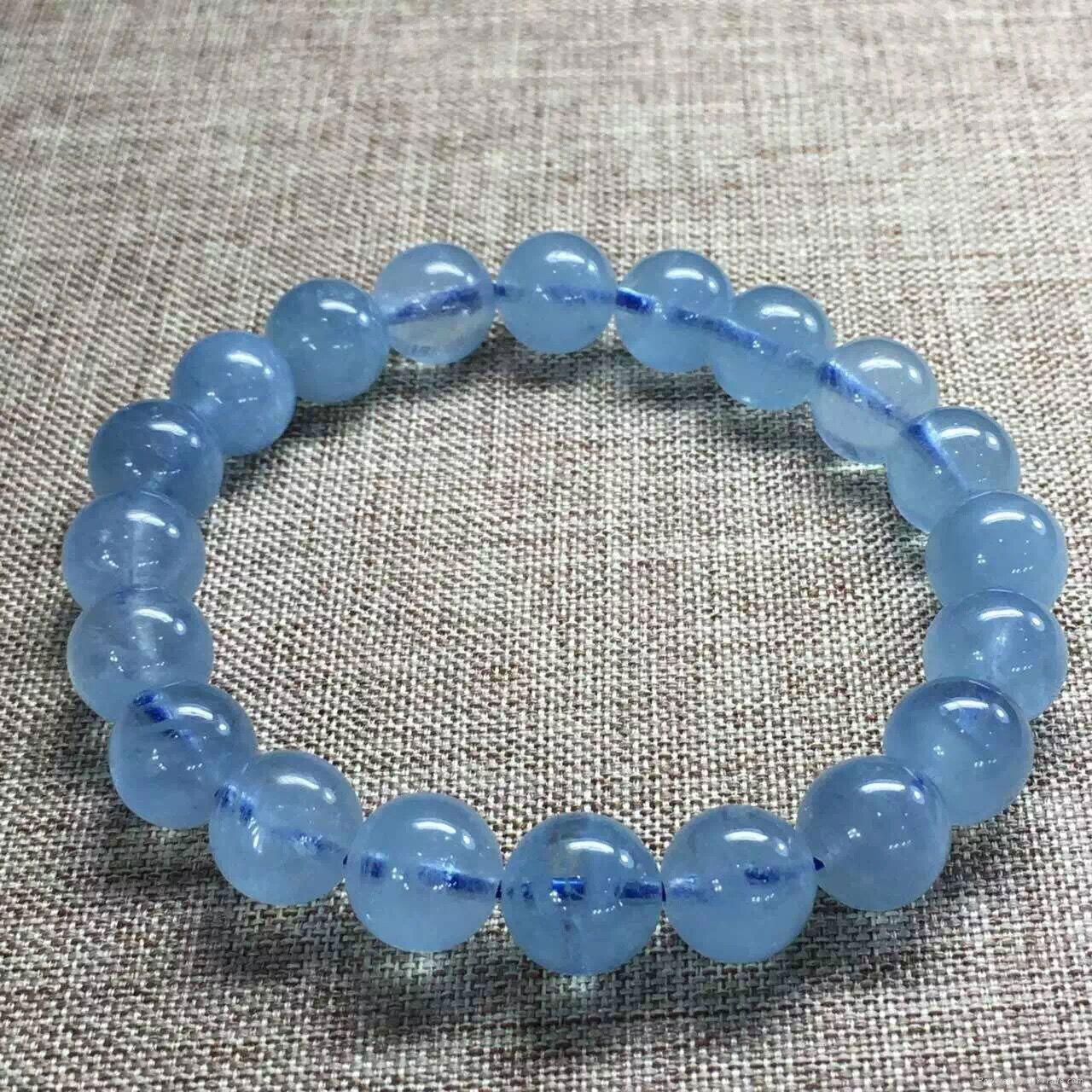 Perfect aquamarine bracelet