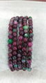 Red Emerald Gemstone Bracelet  1