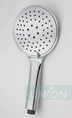 Water Saving multifunctional Shower Head ABS With Chrome Plated Hand Shower