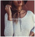 Fashion 2016 summner jewelry black velet necklace choker 2