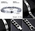 316L stainless steel jewelry ID plated