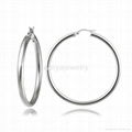 Fashion women ear jewelry big hoop
