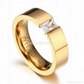 18K gold rings design fashion wedding engagement couple ring