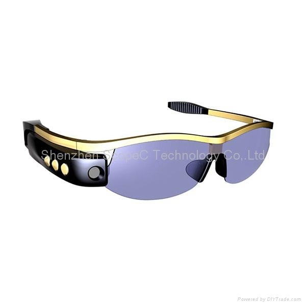  Smart Sunglasses 8 Mega-Pixel HD 720p Built-in 8 GB Memory Card Bluetooth 4.0