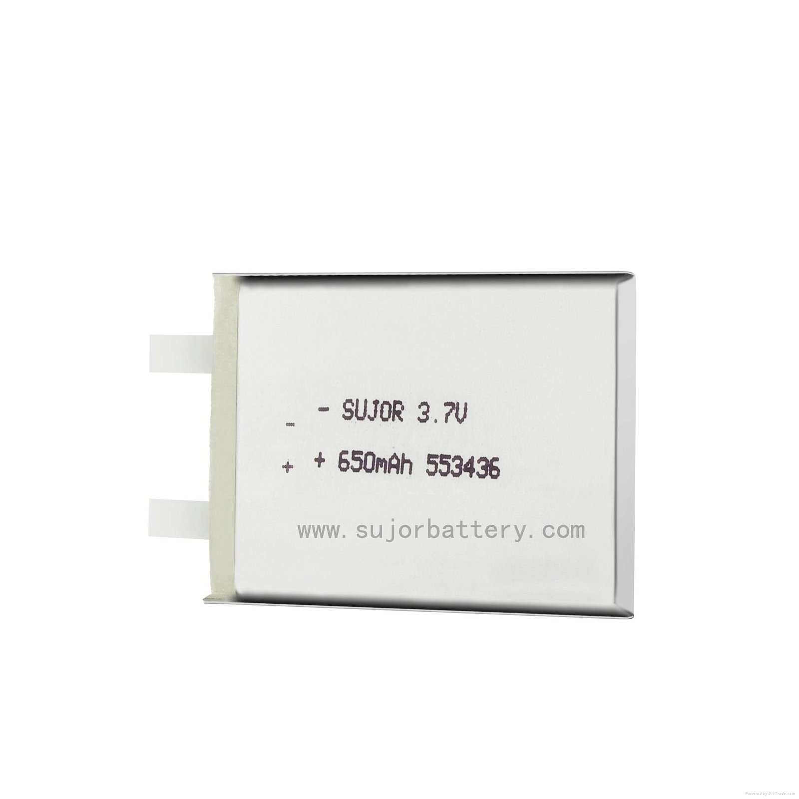Lithium polymer battery for GPS 3.7V LP553436 650mAh