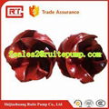 rubber materials high quality pump rubber Impeller 3