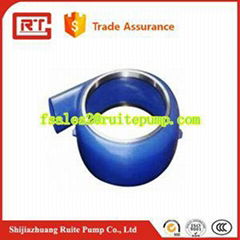 high chrome hard iron slurry pump volute liner