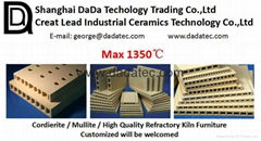 Industrial ceramic High quality refractory Cordierite Mullite Secondary kiln fur