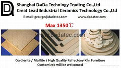 High quality refractory Cordierite Mullite Saggar Crucible refractory kiln furni