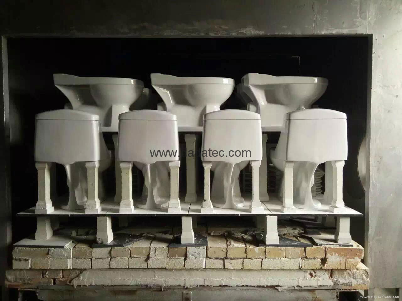 Industrial ceramic refractory Cordierite Mullite Sanitaryware kiln furniture tem 5