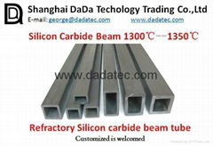 Refractory Silicon carbide square tube refractory kiln furniture supplier