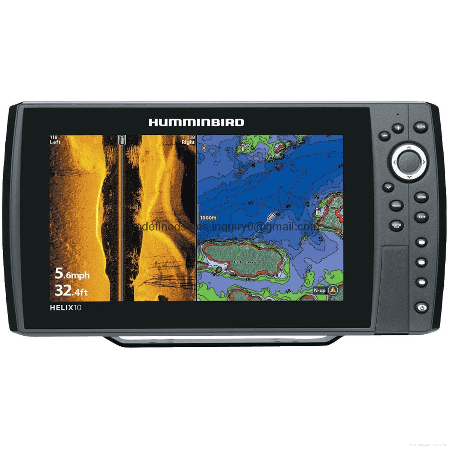 Humminbird 409990-1 Helix 10 SI 600x1024 Sonar with GPS