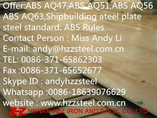 Sell:ABS AQ47 Shipbuilding Steel Plate 3