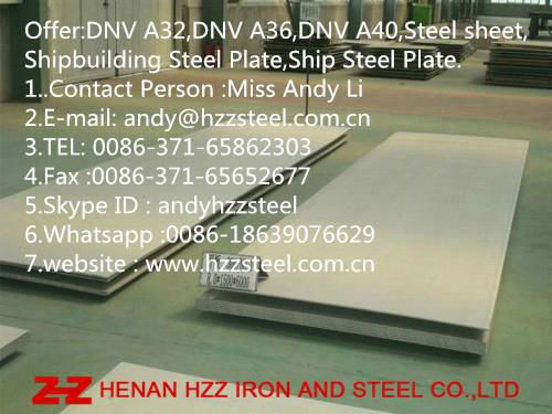 Supply:DNV A36 Steel sheet