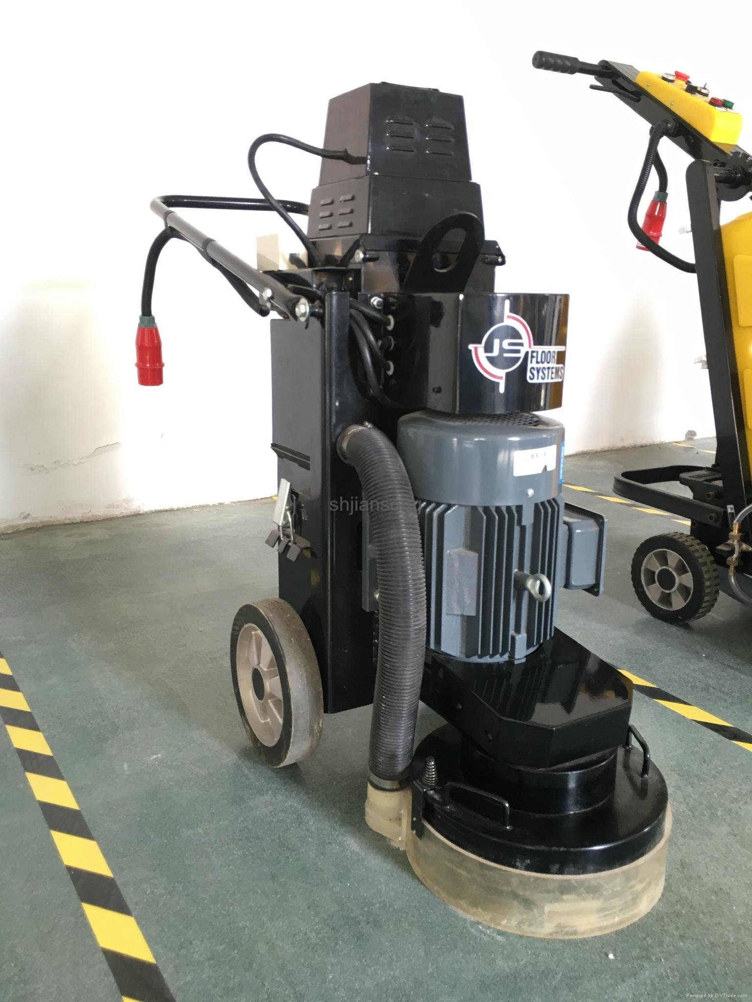 JS380CE approved Small dust free old epoxy floor grinder & polisher 3