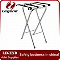 Hotel use folding l   age racks for bedroom 4