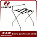 Hotel use folding l   age racks for