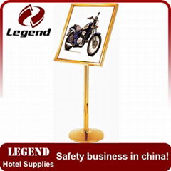 Factory wholesale steel restaurant display sign stand