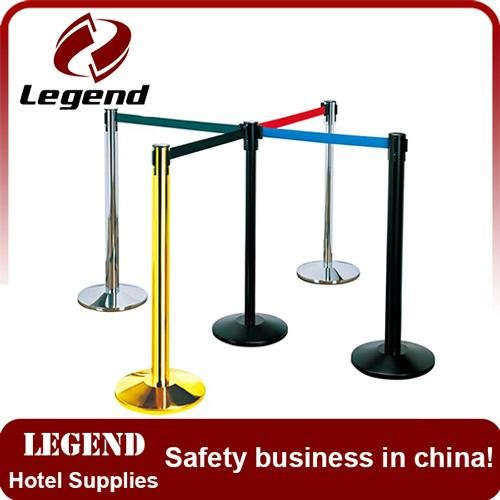 Hotel supply queue stanchion crowd control barrier railing stand