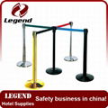 Hotel supply queue stanchion crowd