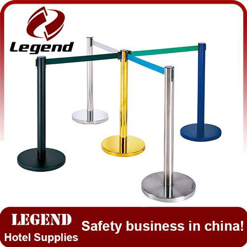 Hotel supply queue stanchion crowd control barrier railing stand 3