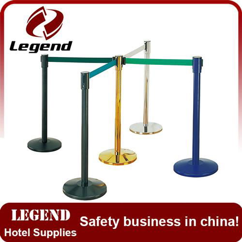 Hotel supply queue stanchion crowd control barrier railing stand 4