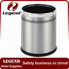 Stainless steel dust bin waste recycling bin