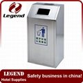 China cheap recycle trash bin metal trash can